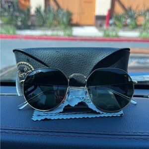 Ray-Ban Round JACK Gold Frame Sunglasses 🕶️